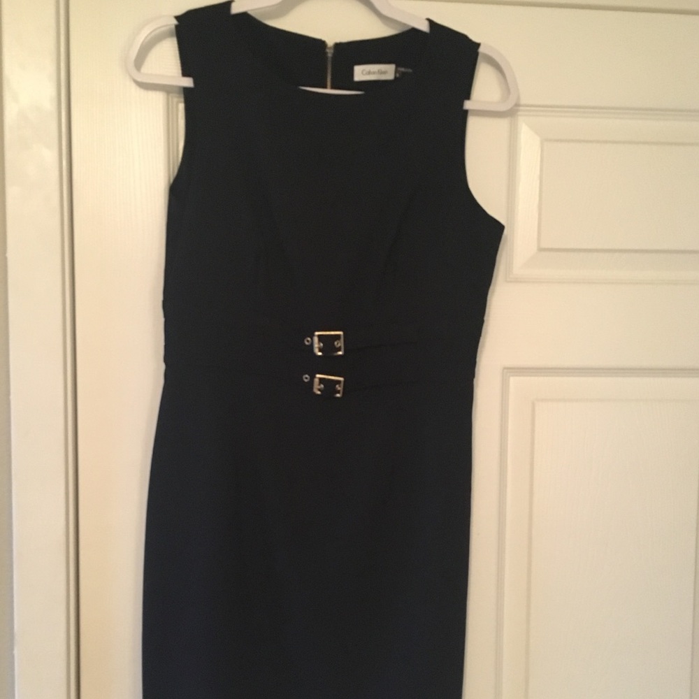 Calvin Klein Front Buckle Dress